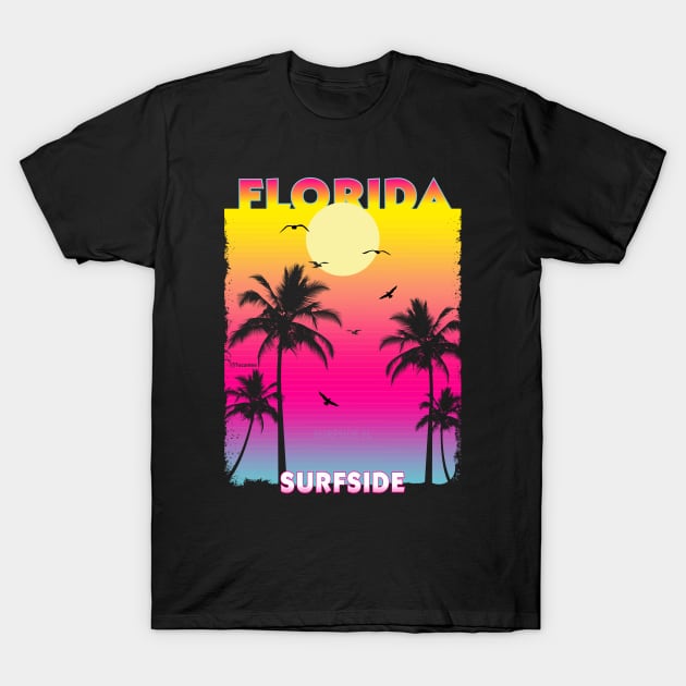 Surfside Florida FL T-Shirt by SunsetParadise